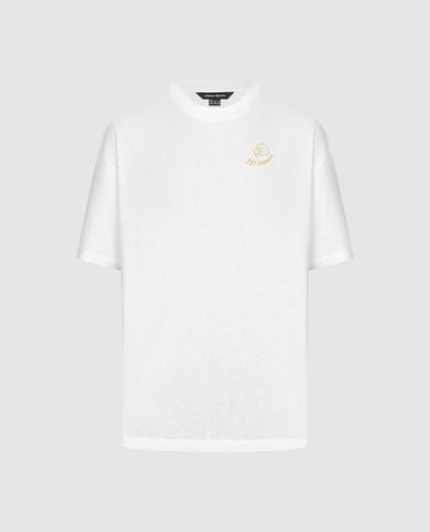  URBAN REVIVO - Áo thun nam cổ tròn tay ngắn in hình 