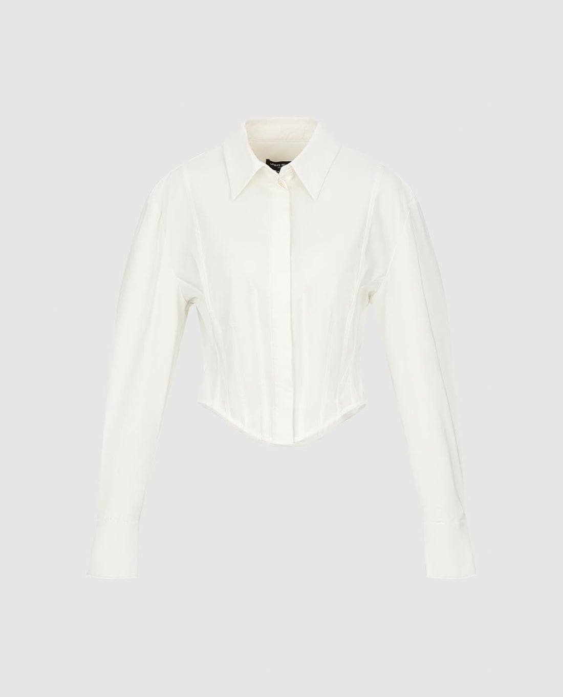 URBAN REVIVO - Áo sơ mi nữ tay dài dáng corset