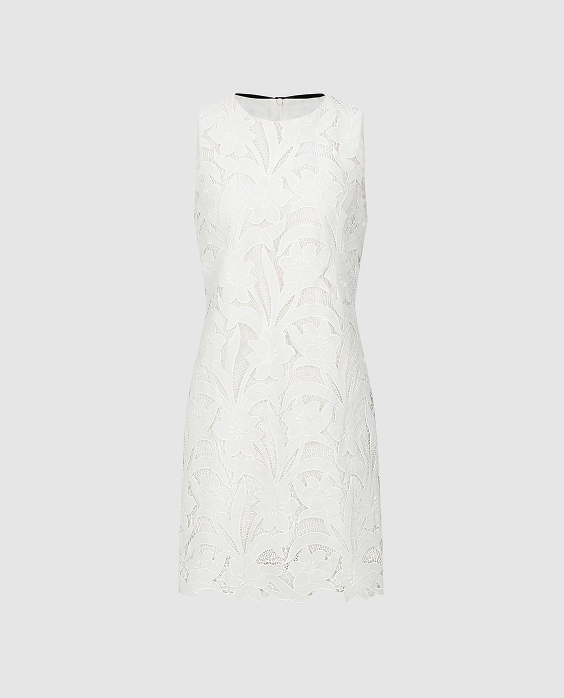 URBAN REVIVO - Đầm sát nách mini phối ren hoa