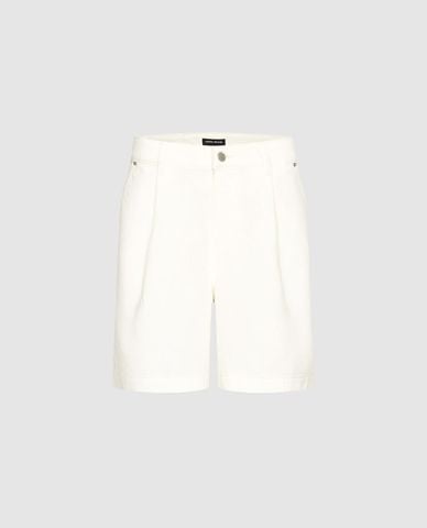  URBAN REVIVO - Quần short jeans nữ ống rộng thanh lịch 