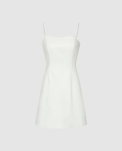  URBAN REVIVO - Đầm hai dây mini dáng suông 