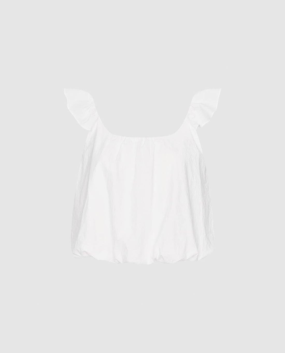 URBAN REVIVO - Áo hai dây nữ bản rộng cổ vuông