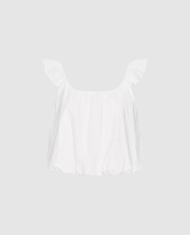  URBAN REVIVO - Áo hai dây nữ bản rộng cổ vuông 