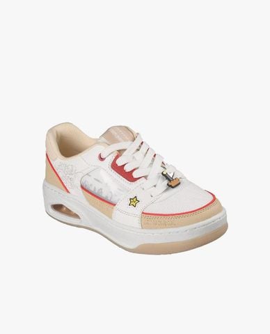  SKECHERS - Giày sneakers nữ cổ thấp Nintendo Super Mario 