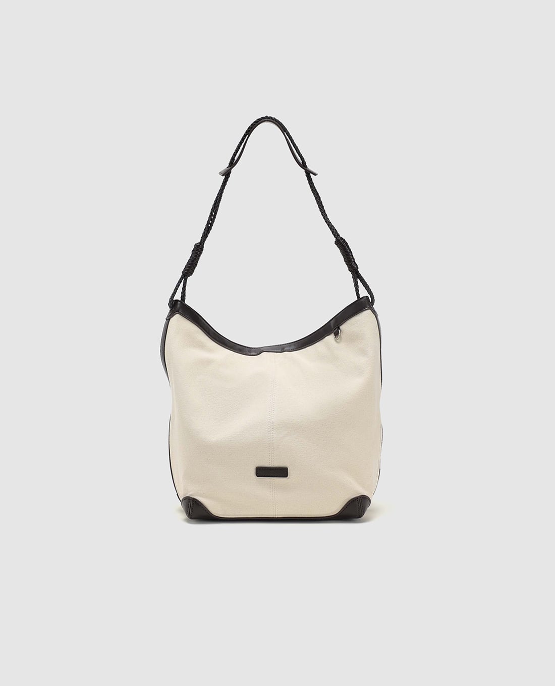 URBAN REVIVO - Túi tote nữ phom chữ nhật dây tết