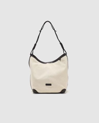  URBAN REVIVO - Túi tote nữ phom chữ nhật dây tết 