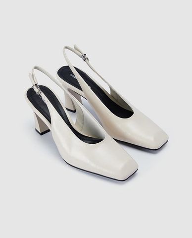  URBAN REVIVO - Giày sandals cao gót mũi vuông thời thượng 