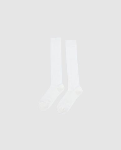  URBAN REVIVO - Vớ nữ cổ cao dệt gân 