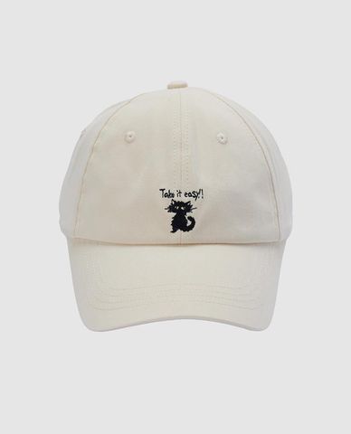  URBAN REVIVO - Nón bóng chày nữ in hình độc đáo 