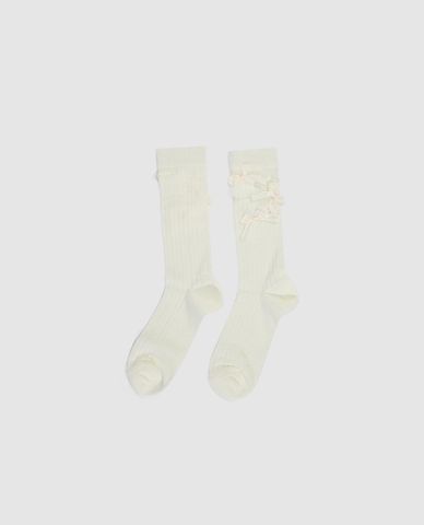  URBAN REVIVO - Vớ nữ cổ cao phối nơ 