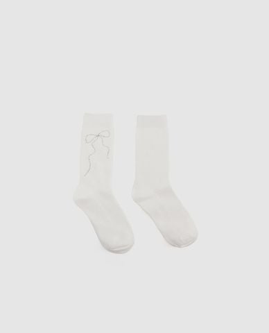  URBAN REVIVO - Vớ nữ cổ cao đính đá 