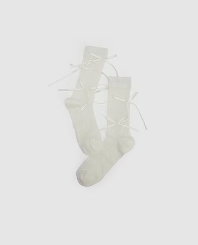  URBAN REVIVO - Vớ nữ cổ cao đan ruy băng 