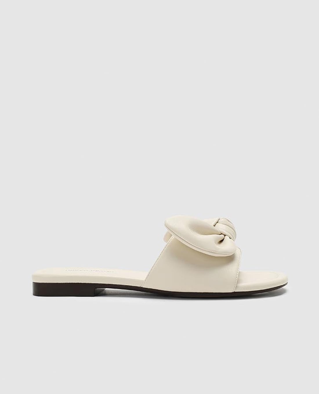 URBAN REVIVO - Dép nữ quai ngang phối nơ