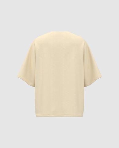  URBAN REVIVO - Áo thun nữ cổ tròn tay lỡ 