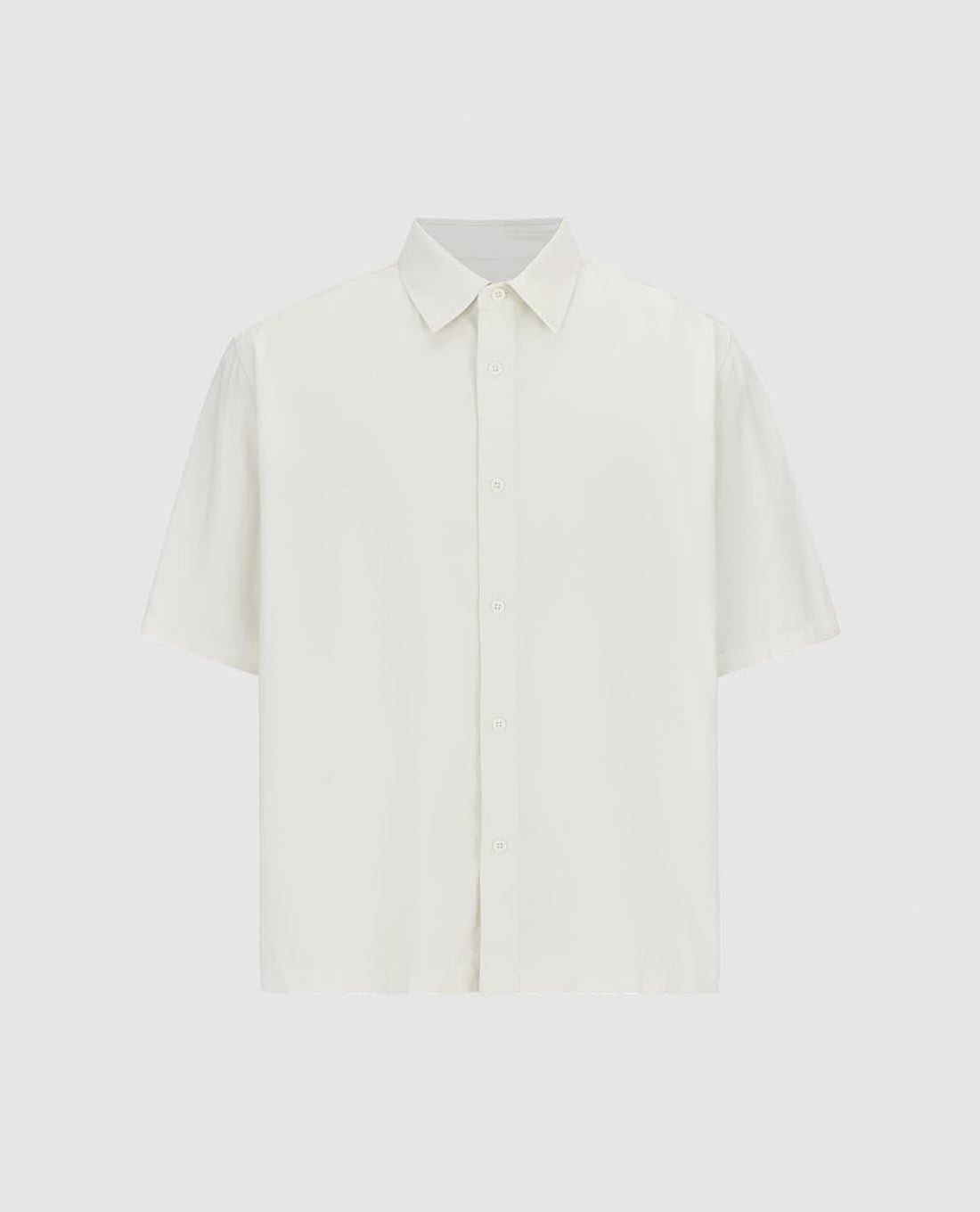 URBAN REVIVO - Áo sơ mi nam cổ bẻ tay ngắn hiện đại