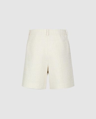  URBAN REVIVO - Quần short nữ ngang gối lưng cao 