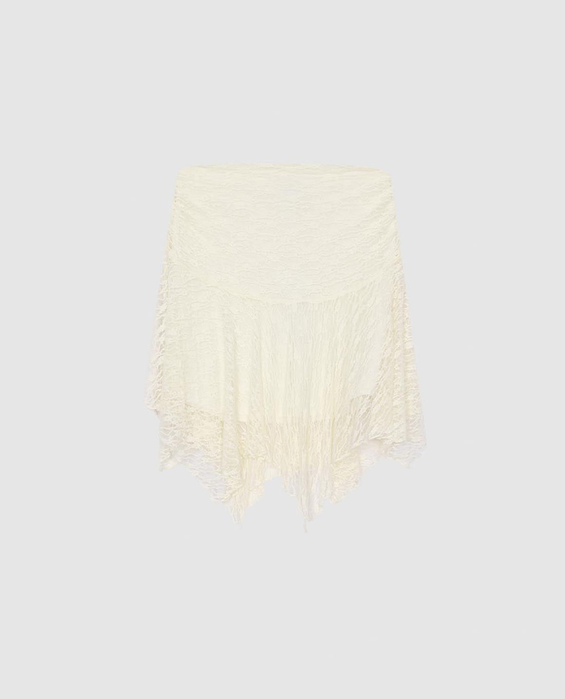 URBAN REVIVO - Chân váy chữ A mini bất đối xứng