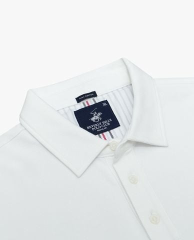  BEVERLY HILLS POLO CLUB - Áo polo nam cổ bẻ tay ngắn thêu logo 