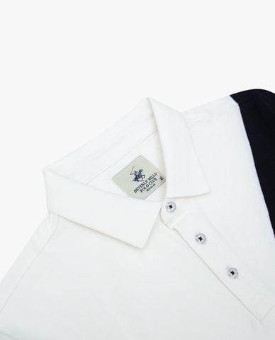  BEVERLY HILLS POLO CLUB - Áo polo nam cổ bẻ tay ngắn phối màu 