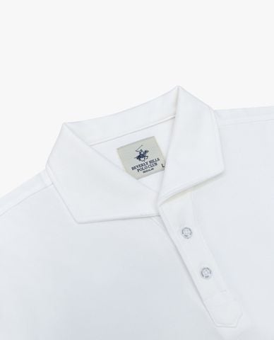  BEVERLY HILLS POLO CLUB - Áo polo nam cổ bẻ tay ngắn viền sọc 