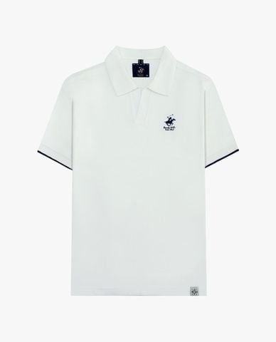  BEVERLY HILLS POLO CLUB - Áo polo nam cổ bẻ phối viền 