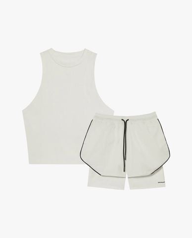  DUNLOP - Set áo sát nách và quần short thể thao nữ trẻ trung 
