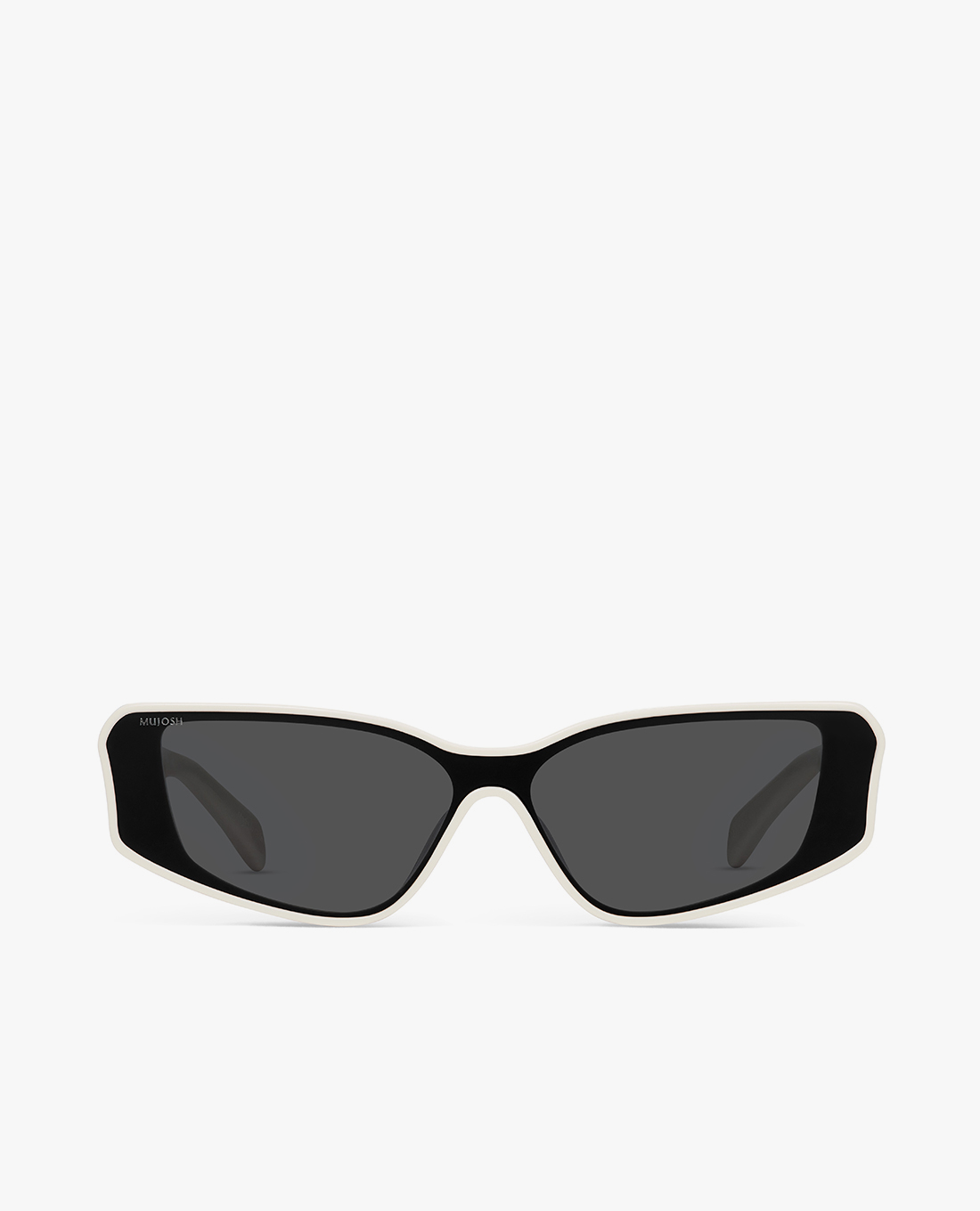 MUJOSH - Kính mát unisex gọng chữ nhật bản dày