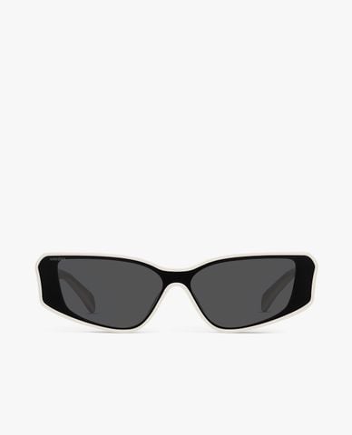  MUJOSH - Kính mát unisex gọng chữ nhật bản dày 