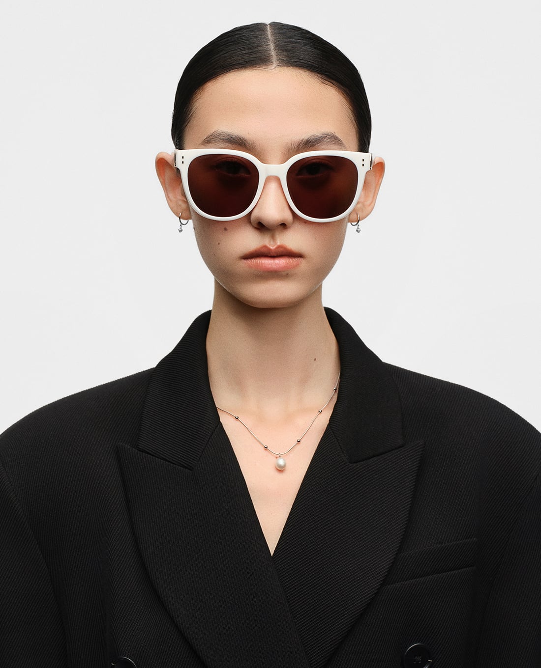 MUJOSH - Kính mát unisex gọng vuông bản dày