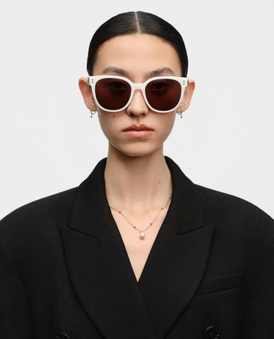  MUJOSH - Kính mát unisex gọng vuông bản dày 