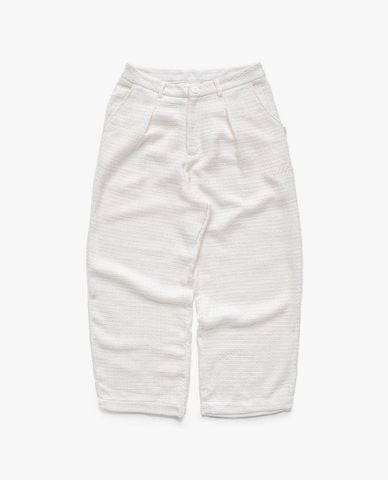  STRESSMAMA - Quần unisex ống rộng SS25 Tweed 