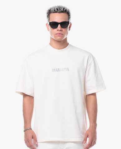  STRESSMAMA - Áo thun unisex cổ tròn tay ngắn Mamafia Glitter 