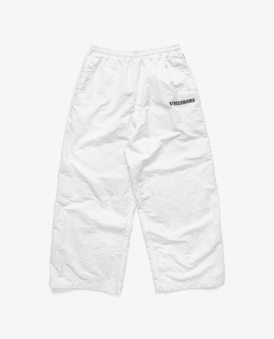 STRESSMAMA - Quần unisex ống rộng in logo