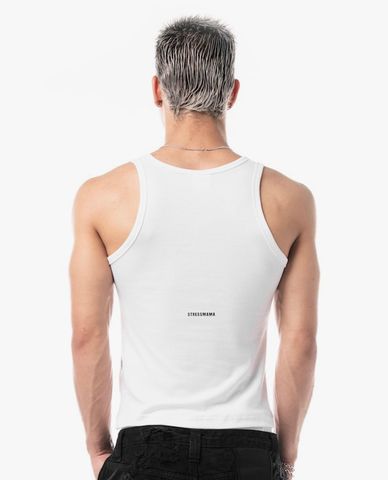  STRESSMAMA - Áo ba lỗ unisex phom ôm Mamafia 