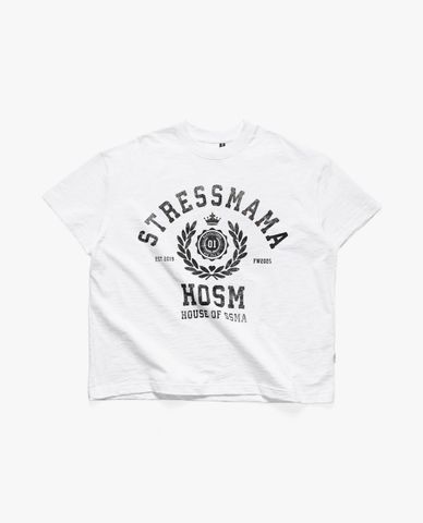 STRESSMAMA - Áo thun unisex cổ tròn tay ngắn HOSM 