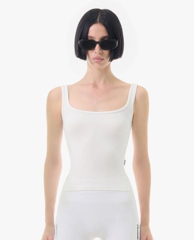  STRESSMAMA - Áo ba lỗ nữ cổ vuông phom ôm 