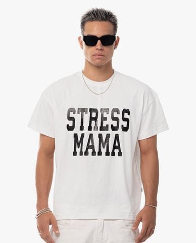  STRESSMAMA - Áo thun unisex cổ tròn tay ngắn SSMA Basic 