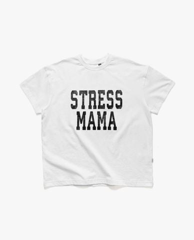 STRESSMAMA - Áo thun unisex cổ tròn tay ngắn SSMA Basic 