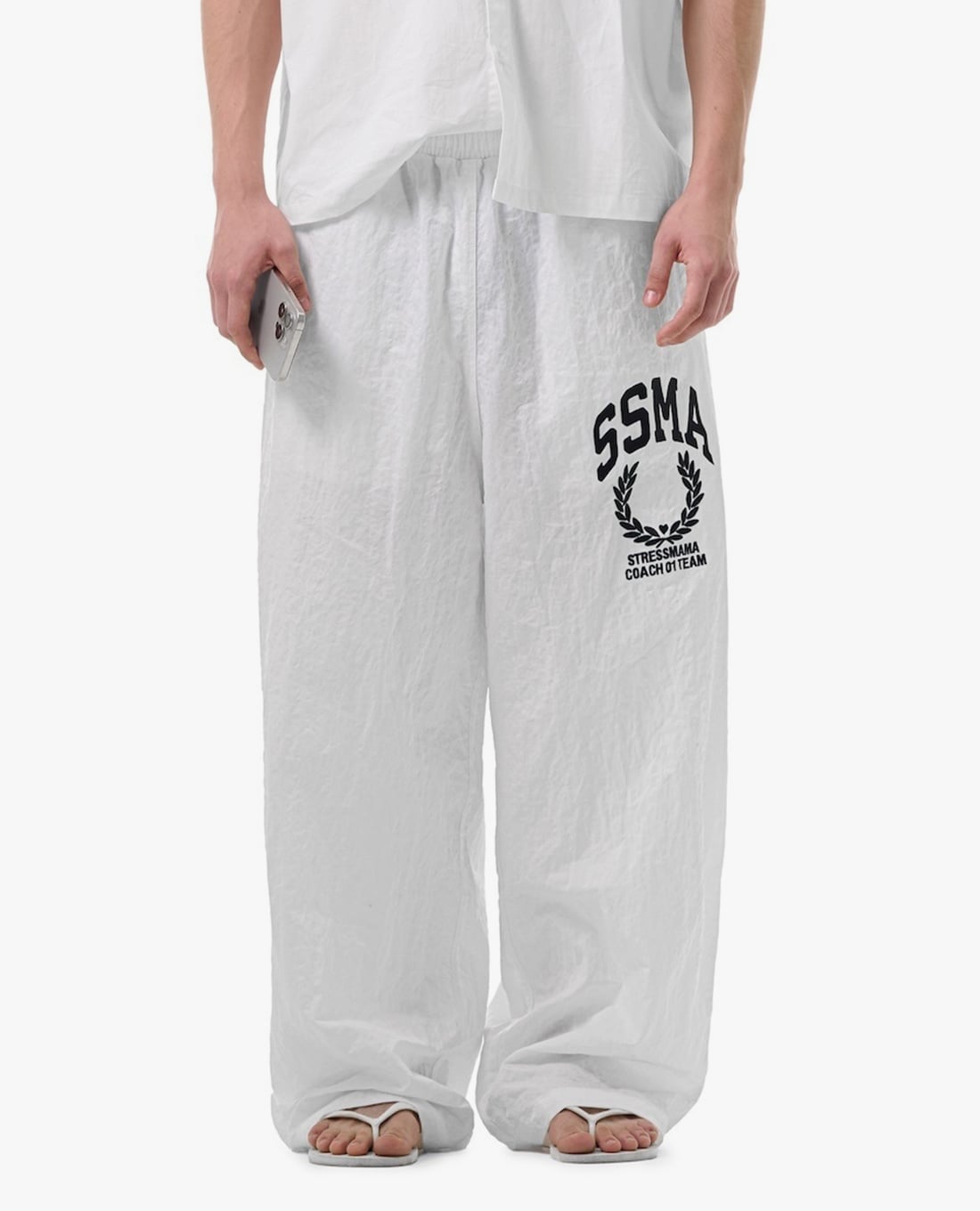 STRESSMAMA - Quần dài unisex ống rộng SSMA