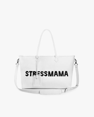  STRESSMAMA - Túi tote unisex phom chữ nhật Signature Leather 