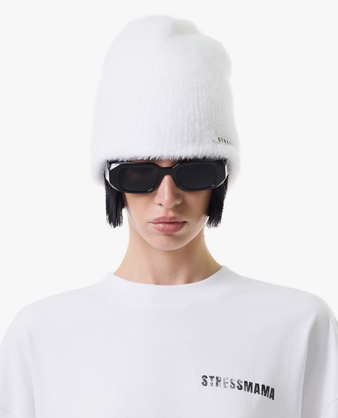 STRESSMAMA - Nón len unisex phối logo