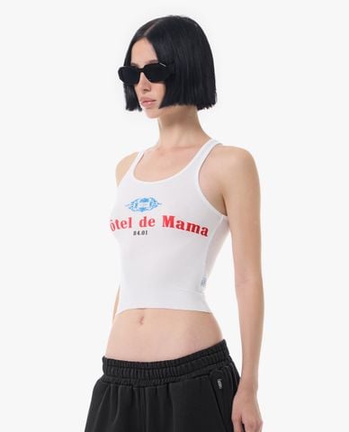  STRESSMAMA - Áo ba lỗ nữ phom ôm in họa tiết 