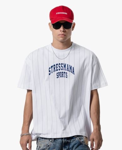  STRESSMAMA - Áo thun unisex cổ tròn tay ngắn SSMA Sports 