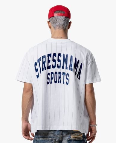  STRESSMAMA - Áo thun unisex cổ tròn tay ngắn SSMA Sports 