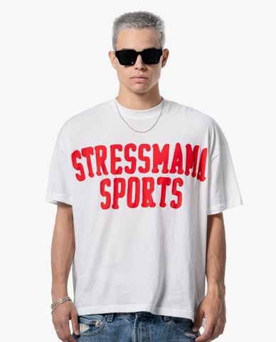  STRESSMAMA - Áo thun unisex cổ tròn tay ngắn SSMA Sports 01 