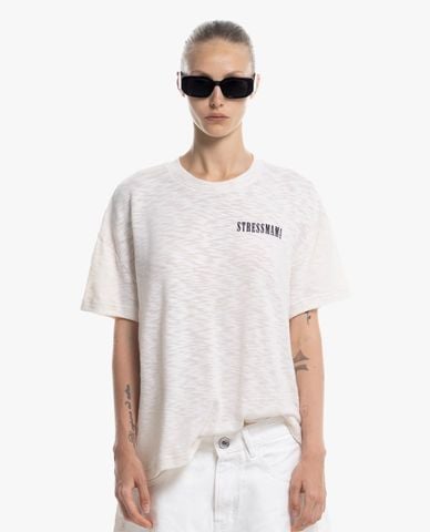  STRESSMAMA - Áo thun unisex cổ tròn tay ngắn Summer 26 Icy 