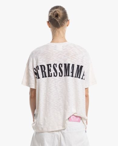  STRESSMAMA - Áo thun unisex cổ tròn tay ngắn Summer 26 Icy 