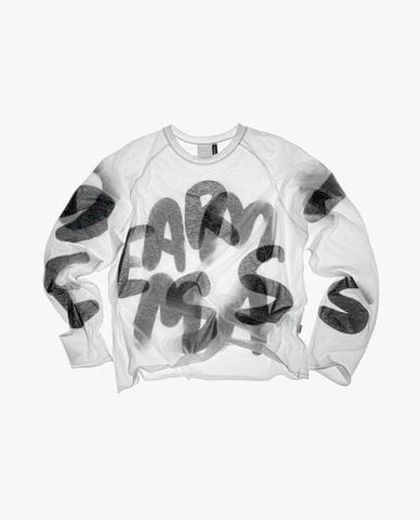  STRESSMAMA - Áo thun unisex cổ tròn tay dài X Ray 