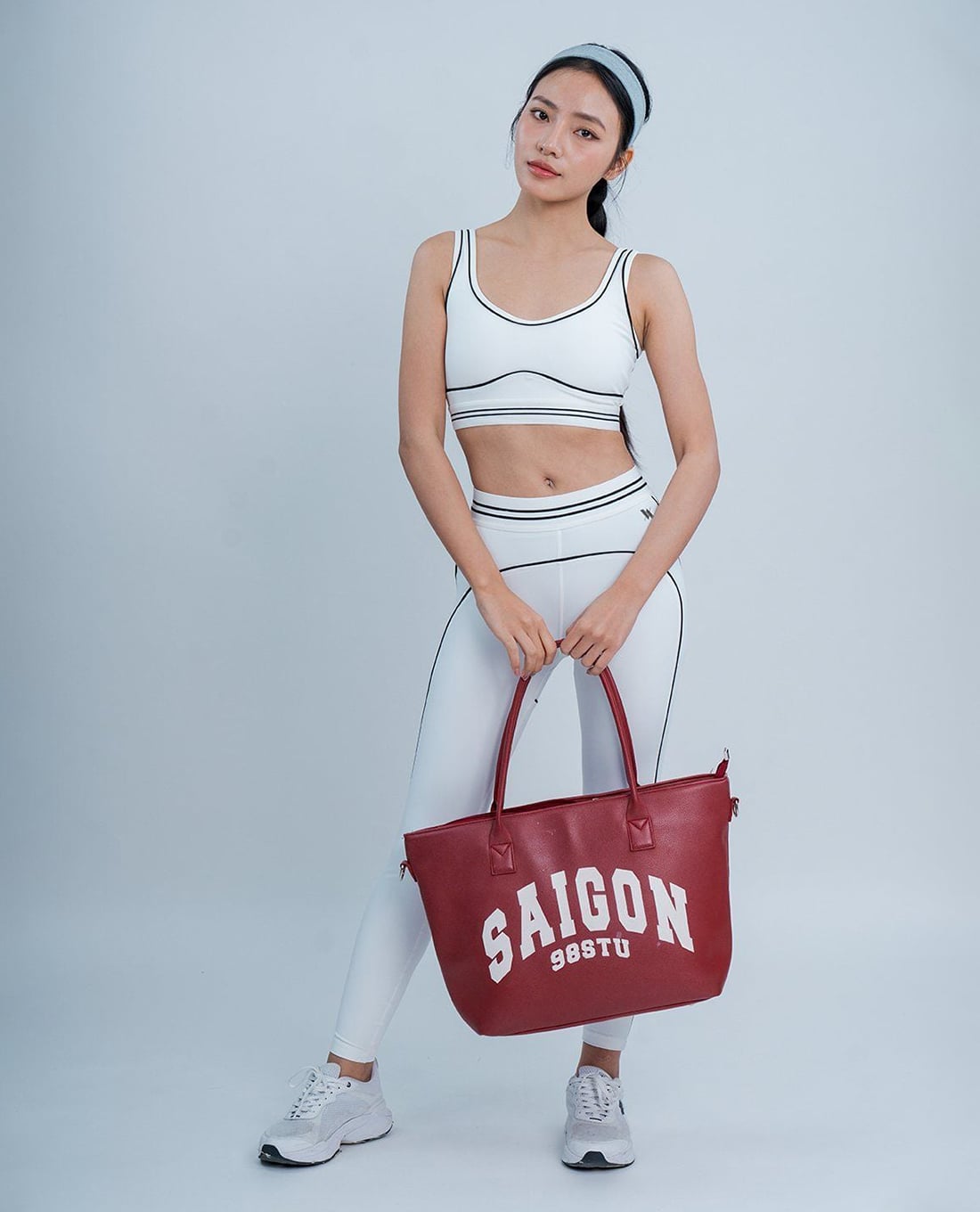 AZURA - Set đồ tập yoga nữ phối viền