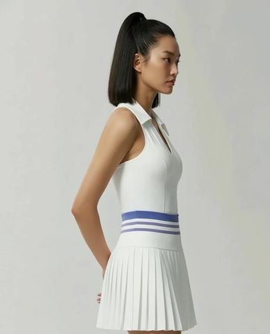  AZURA - Đồ tập tennis pickleball nữ cổ bẻ cut out 